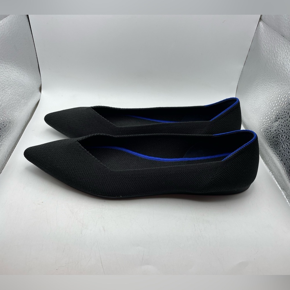 Rothy’s The Point black womens flats size 10